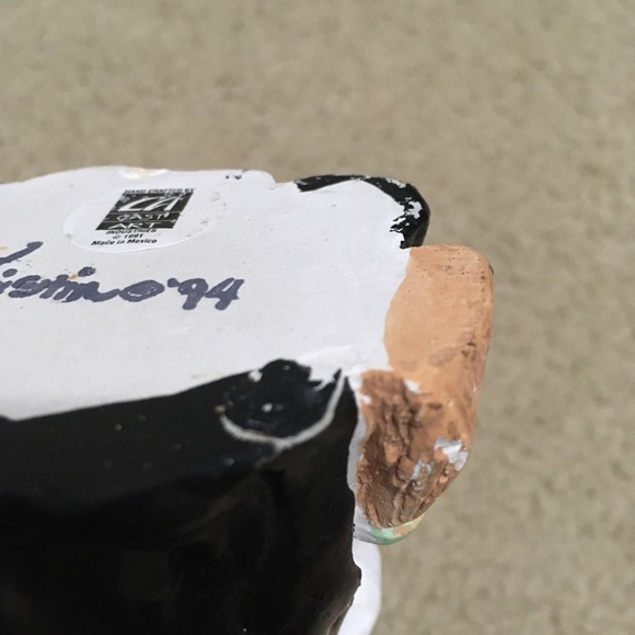 1994 Kristin Cast Art Halloween Witch Figurine Pumpkin Broom - Picture 9 of 11